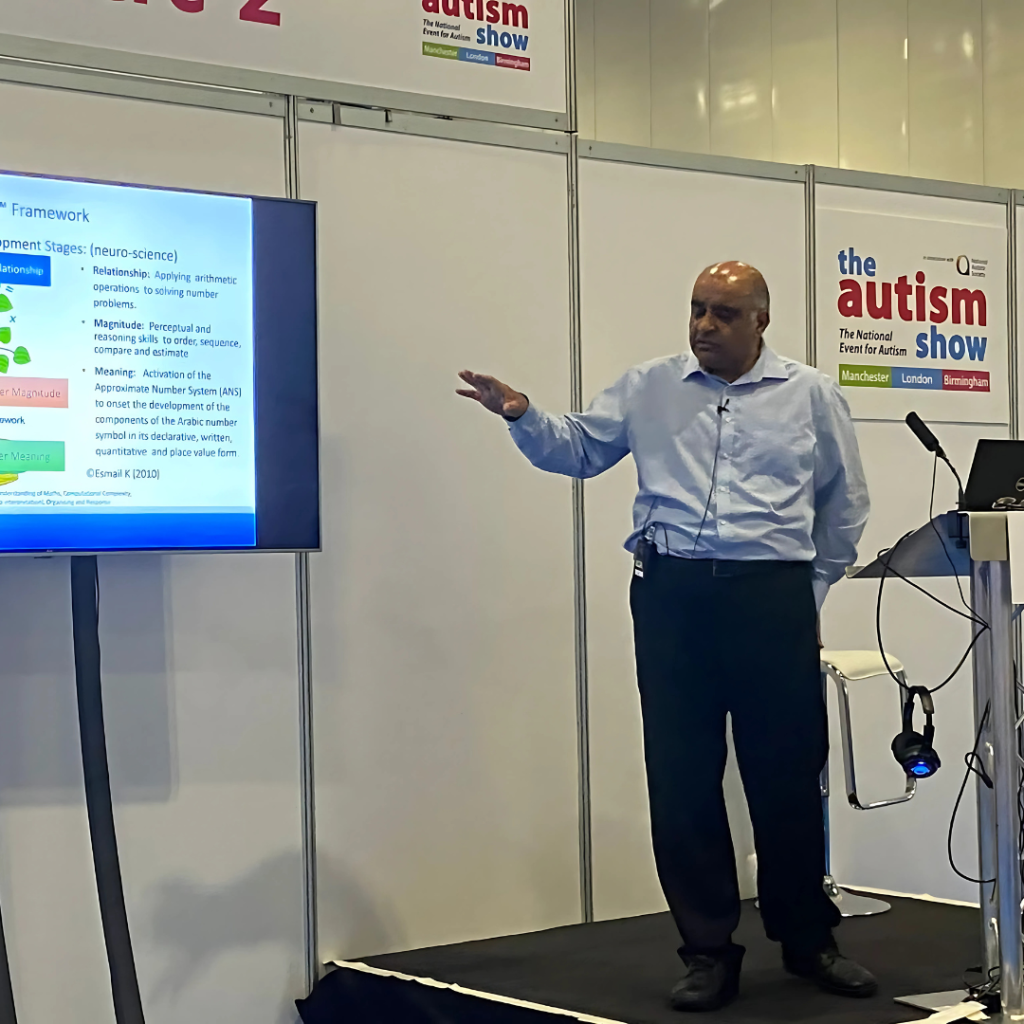 Karim Esmail Presenting at The Autism Show Talk